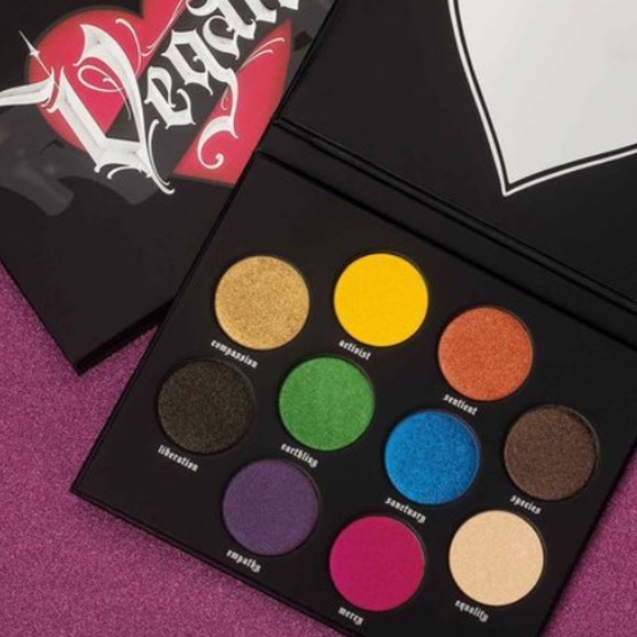 Kat Von D KVD Vegan Love Eyeshadow Palette BNIB - Picture 4 of 14